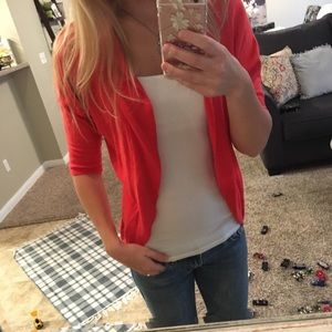 Red mossimo cardigan